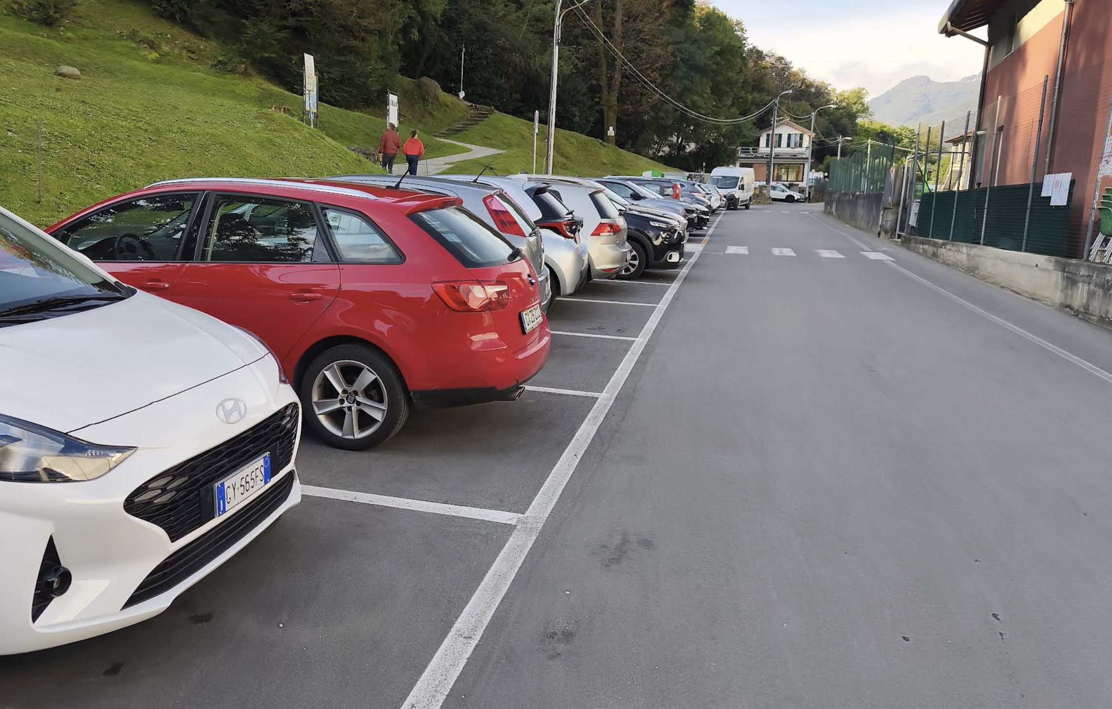 Parking Villa del Balbianello